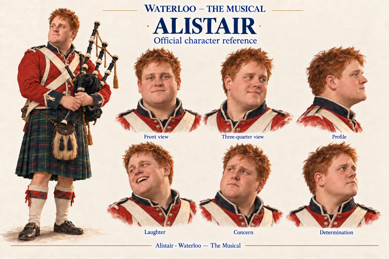Alistair, personnage officiel de Waterloo