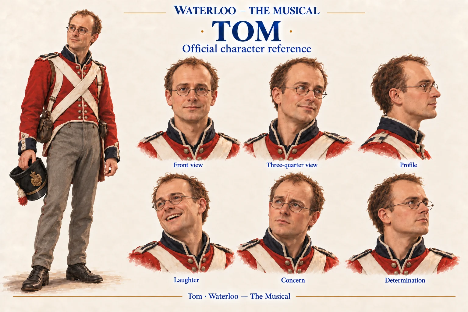 Tom, personnage officiel de Waterloo